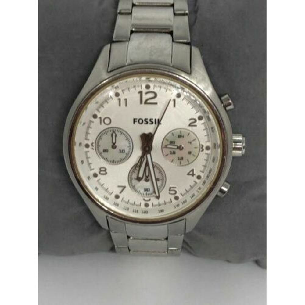 Fossil CH2769 Flight Chronograph Silver Dial Stainless Steel Women's Watch Bb730